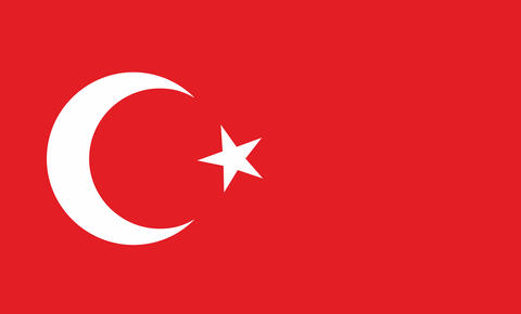 Flag of Turkey. Turkish flag. National symbol of Turkey