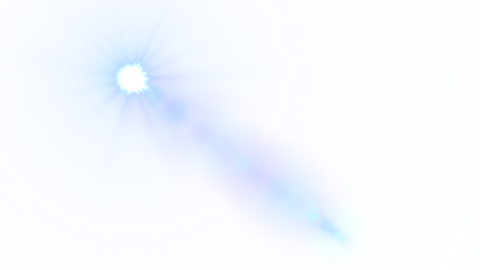 レンズフレア α 太陽