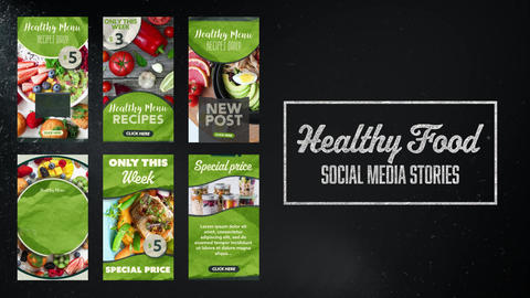 Healthy Food Social Media Stories