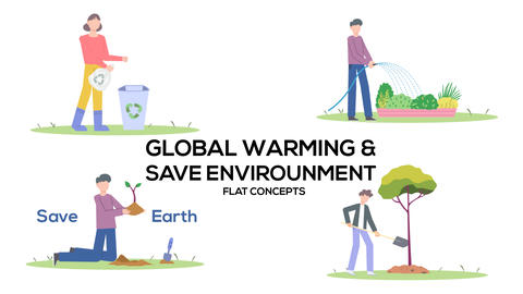 Global Warming And Save Environment Template
