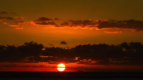 Beach Sunset Timelapse, Mauritius
