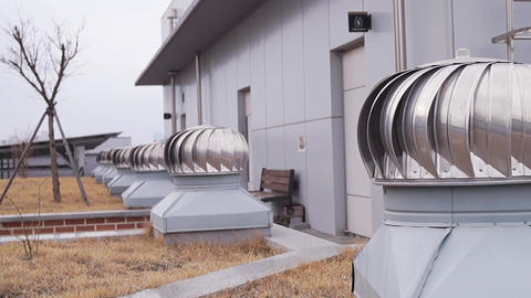 vents on the roof of a building