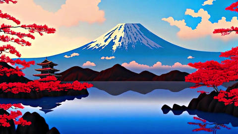 Traditional Japanese AI generated poster 4K