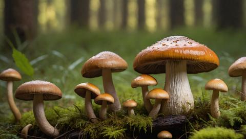 Forest Floor Magic: Mushrooms in their Natural Habitat
