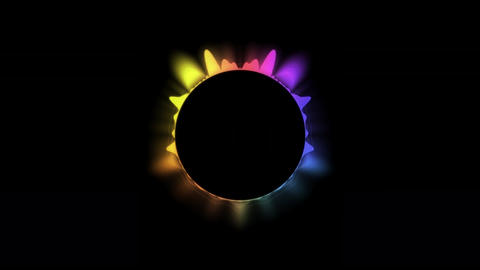 Audio visualizer with mirror effect