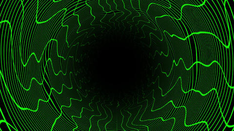 Green color 3D cylindrical hi-tech futuristic a Animated GIF