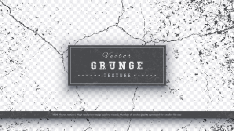 6 Grunge Crack Textures. Vector Background. Adding Vintage Style and Wear to