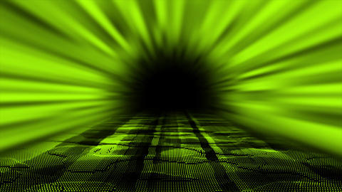 Lime green color hi-tech particles technology b Animated GIF