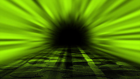 Lime green color hi-tech particles technology b Animated GIF