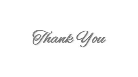 Cursive Thank You Gif