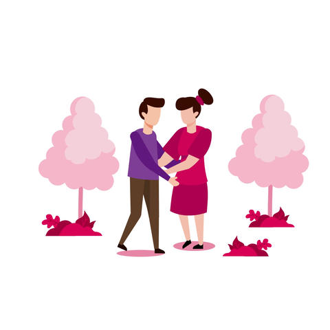 Couple Hugging