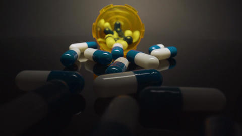 Spilled Pill Bottle, Push In