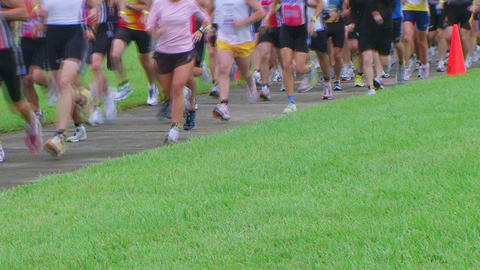 Runners Starting Race