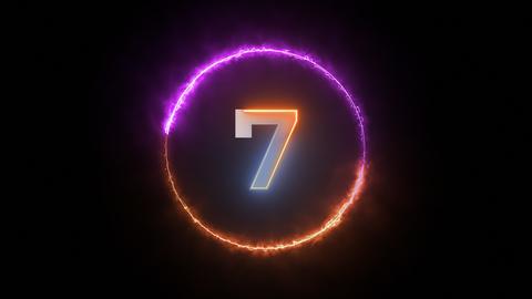 A Glowing Seven Within a Cosmic Ring of Light