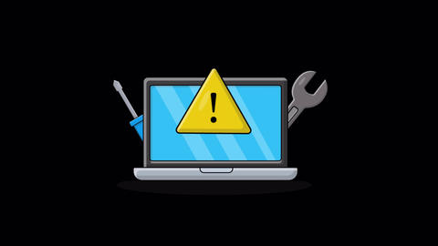 Animated Laptop with Repairing Tools. Website U Animated GIF 33131306 ...