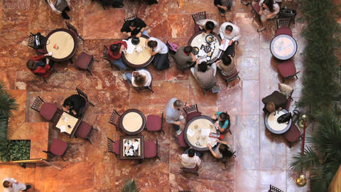 People at Cafe (Two Shots)