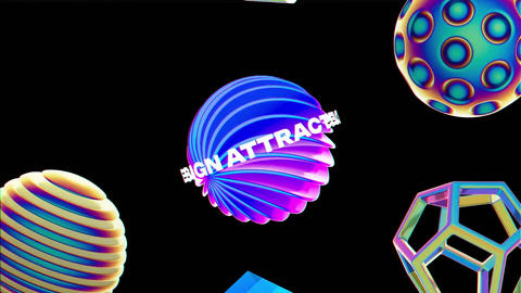 레트로 3d 인트로 - 3