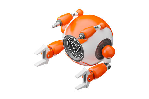 Spherical maintenance robot