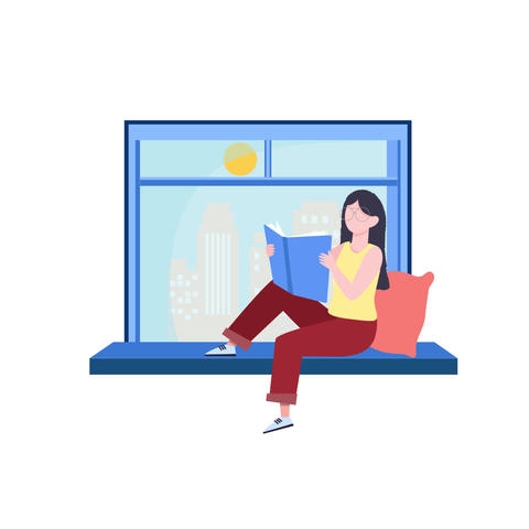 Woman Reading Book