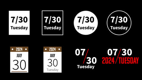 Date animation 모션 그래픽 템플릿 33809183 | MotionElements