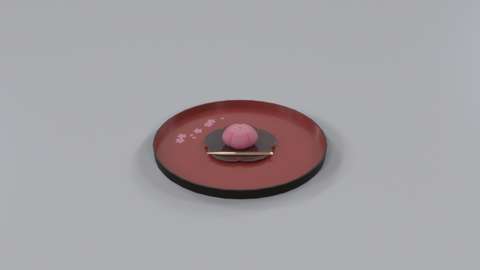 Japanese sweets set