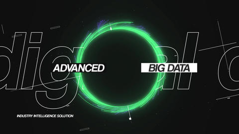 Big Data Glitch Logo Reveal FCP & Motion