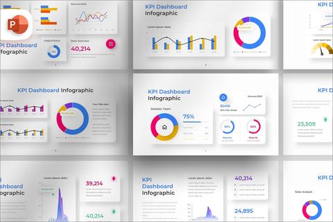 KPI DashBoard PowerPoint Infographic T Presentation template 34248326 ...