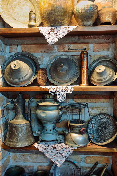 Old Vintage Copper utensils that need to be tinned