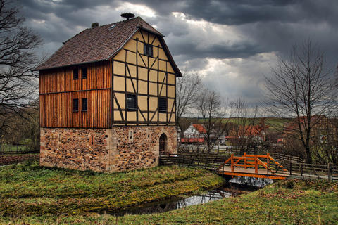 An Old Vintage German Farm House