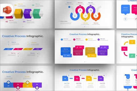 Creative Process PowerPoint Infographi Presentation template 34651921 ...