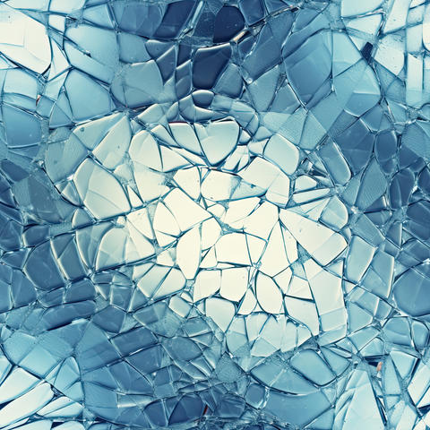 Realistic Cracked Glass texture background