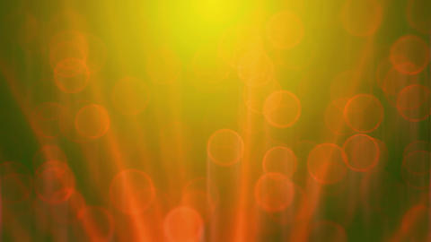 Sunny Glowing Circles Background Screensaver Glittering Decoration Video