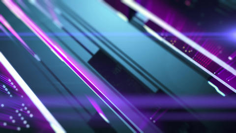 Technology Background Video Virtual Cyberspace Big Data Network Loop