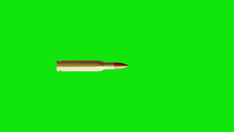 Bullet Fire Rotation Animation On Green Backgroun GIF 動畫 35100907 ...