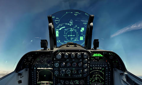 Fighter Jet Cockpit View Wallpaper