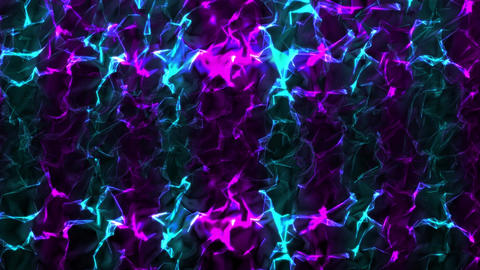 Abstract neon blue and pink geometric background