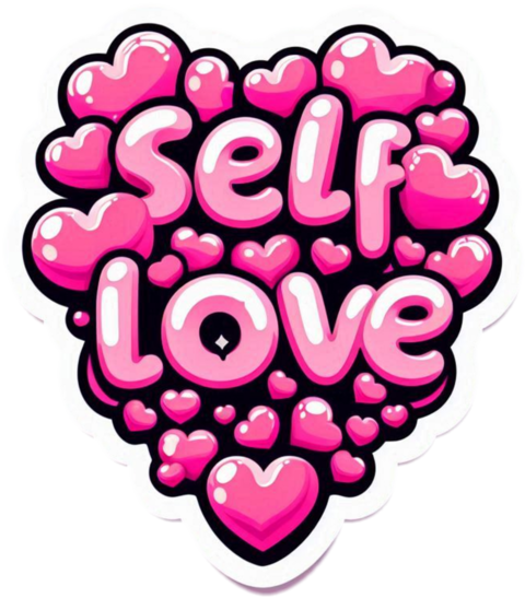 Self Love Pink Text
