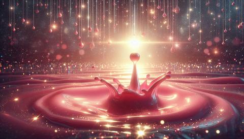 Pink Liquid Design