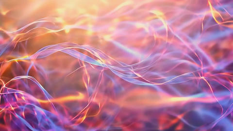Flowing ribbons of light undulating in a continuous loop GIF 36950705 ...