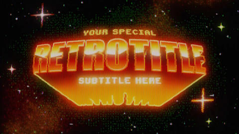 Retro Style Title