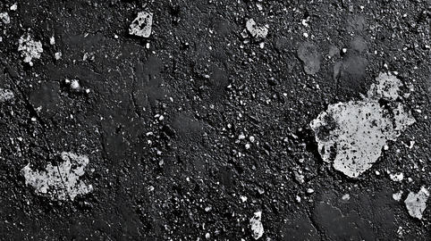 Rough concrete surface texture in black and white
