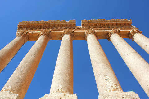 Columns of the Temple of Jupiter Baalbek Lebanon
