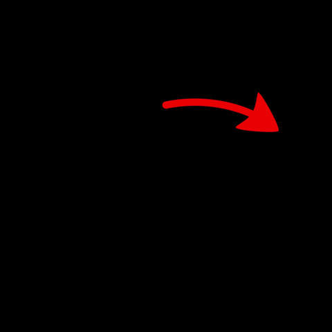 Moving Arrow Red 1_Transparent Background