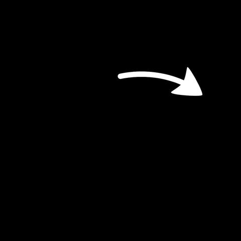 Moving Arrow White 1_Transparent Background