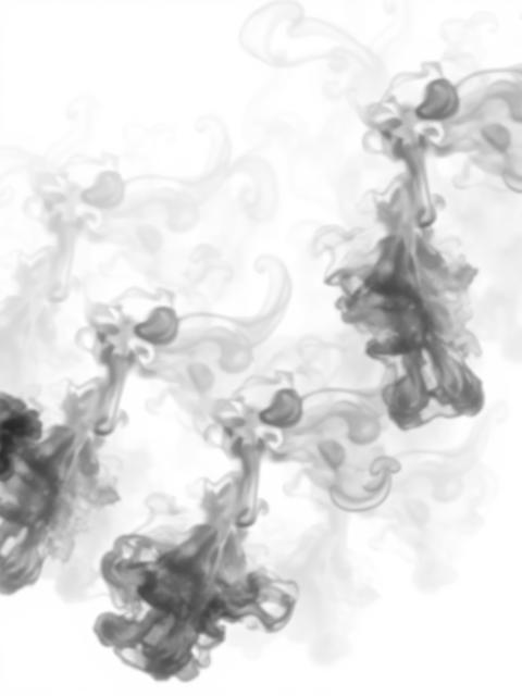 Fog or smoke png isolated transparent special effect dark gray cloudiness vapour mist or smog frame