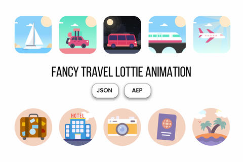 Travel Animated Pack