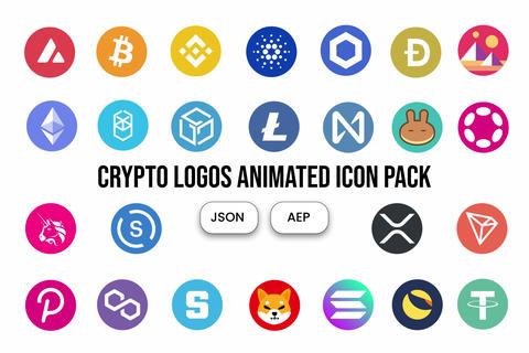 crypto Logos Animated Pack