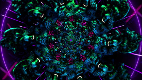 VJ loop_ BALI WHEEL