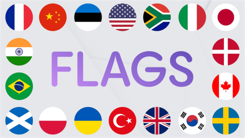 All Countries Flags in 4K
