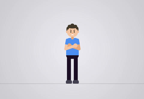 Angry man
